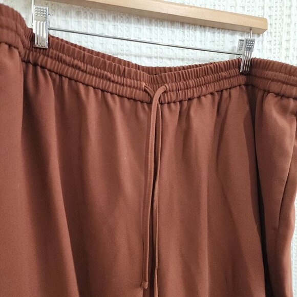 Express Midrise Brown Jogger Pants Women's Plus Size 2X - Picture 5 of 12